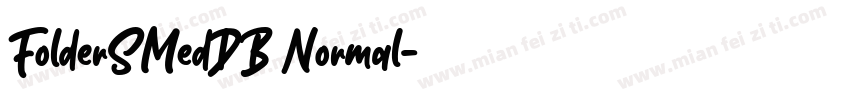 FolderSMedDB Normal字体转换
